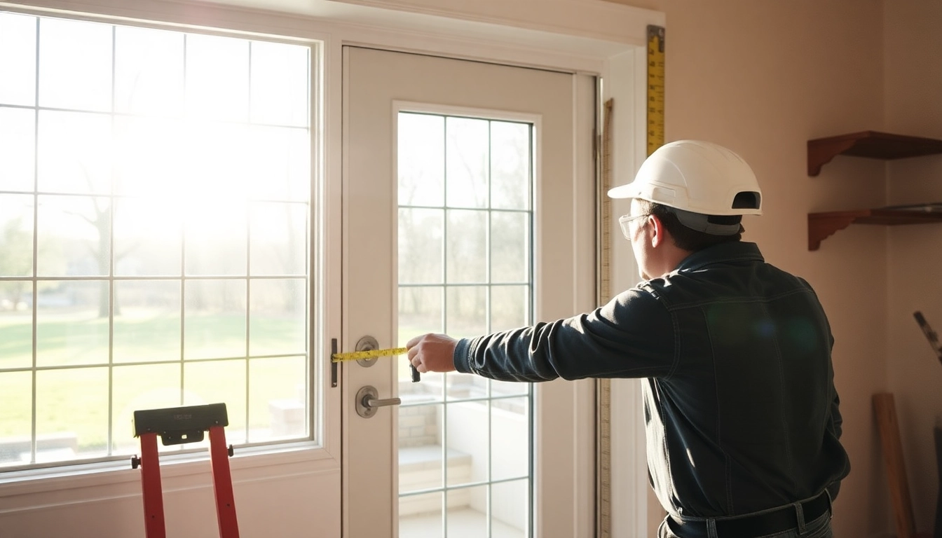 replace a sliding glass door being installed by a pro with a new energy-efficient patio door.
