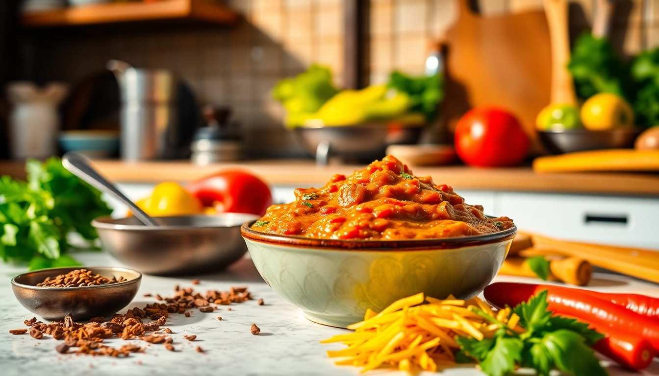 Ready to Eat Lababdar Gravy Base served with rice and spices, highlighting ease of preparation